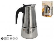CAFETERA BRANDON 9 TAZAS ACERO          