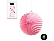 FAROLILLO PAPEL ROSA PASTEL DIAMETRO 25cm 5#12