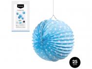 FAROLILLO PAPEL AZUL PASTEL DOTS BLANCO  5#12