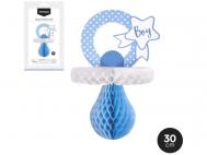 CHUPETE HONEYCOMB PAPEL AZUL PASTEL 30cm  