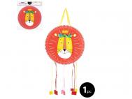 PI�ATA CARTON LEON IRIDISCENTE DIAMETRO 43cm