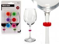 MARCADORES VASOS Y COPAS JUEGO 6 Unidades  SURTIDO A ELEGIR 1     