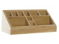 ORGANIZADOR BAMBU NATURAL 33x28x20cm    