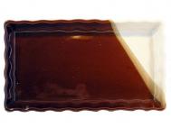 FUENTE  CERAMICA RECTANGULAR 28cm         