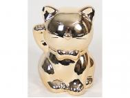 HUCHA GATO BRILLO 15,5cm                