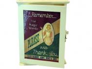 PORTALLAVES BLANCO 25cm PLEASE        
 25x19x5,5cm                                                                                                                                                                                                                                                    