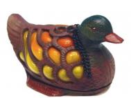 PORTA VELAS HIERRO PATO                