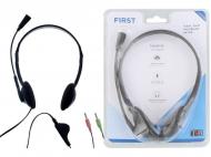 AURICULARES DIADEMA  CON MICROFONO ESTEREO TNB{             