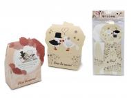 CAJA REGALO BODA 2 Unidades 7x11cm  SURTIDO A ELEGIR 1 {          