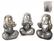 BUDA MONJE NAQPUR RESINA 14x11x20cm  SURTIDO A ELEGIR 1 �