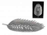 BANDEJA HOJA AUTOM PLATEADA 21x36cm�    