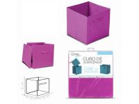 CUBO TNT ROSA 31x31x31cm                