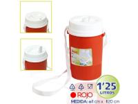 NEVERA TERMO PARA LIQUIDOS 1,25l ROJO   
