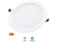 PLAFON EMPOTRABLE LED 18 Vatios 6500K DIAMETRO 22cm REDONDO 