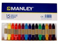 CERAS MANLEY 15 COLORES 6cm        =000552=  