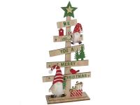 ARBOL ELFOS CARTEL 18x6x36cm            