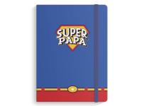 LIBRETA CON GOMA SUPER PAPA             