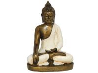BUDA MEDITASI 25cm BLANCO              