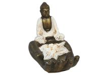 PORTA INCIENSO MANO 20cm CREMA              