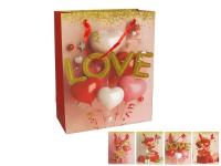 BOLSA REGALO BRILLANTE LOVE 16cm  SURTIDO A ELEGIR 1     