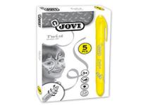 MAQUILLAJE JOVI 6,1 Gramos 13cm 5 Unidades TWIST AMARILLO     