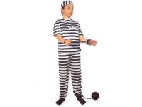 DISFRAZ PRESIDIARIO TALLA 04-06 A�OS ~        �