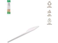 CUCHILLO BLANCO 16,5cm REUTILIZABLE 20 Unidades             