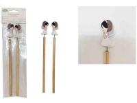 LAPIZ COMUNION BLISTER 2 Unidades NI�A BLANCO 23cm         