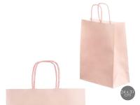BOLSA PAPEL LISA ROSA PALO 31x24cm      