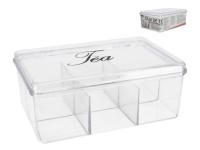 CAJA INFUSION TE TRANSPARENTE 21x14,5x9cm   