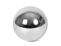 BOLA NAVIDAD BRILLO PLATA 15cm         