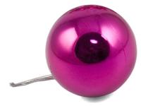 BOLA NAVIDAD BRILLO FUCSIA 15cm             