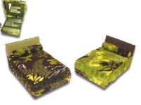 PORTA ANILLOS TELA 15x22x11cm ESPEJO  SURTIDO A ELEGIR 1 