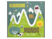 LIBRO CARTON ALREDEDOR DEL MUNDO 21x21cm      