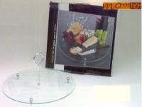 EXPOSITOR DEGUSTACION CRISTAL ALTURA 16cm DIAMETRO 30   