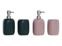 BA�O SET 2 PIEZAS GRES ABS 8x6,5x17cm  SURTIDO A ELEGIR 1     