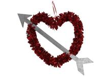 CORAZON FLECHA 45cm                     