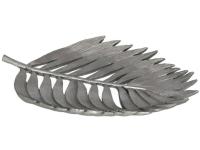 BANDEJA HOJA ATOM PLATEADA 28x19cm     