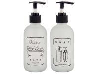 DOSIFICADOR BA�O VIDRIO 250ml RELAX  SURTIDO A ELEGIR 1       