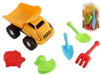 CAMION CONJUNTO PLAYA 6 PIEZAS 25x15x16cm   