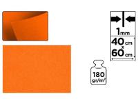 FIELTRO 40x60cm 1,5mm 180 Gramos NARANJA      