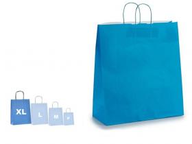 BOLSA PAPEL LISA AZUL 46x49x16cm(25)      