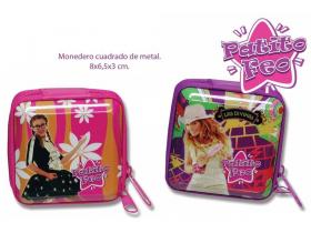 MONEDERO CUADRADO METAL PATITO FEO 8x3  SURTIDO A ELEGIR 1 *10#* 