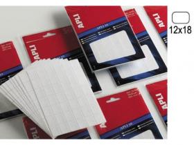 ETIQUETAS SOBRE APLI 12x18mm  10 HOJAS BLANCO (10)�   