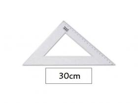 ESCUADRA PLASTICO 45� 30cm (20)*10#*       