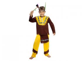 DISFRAZ INDIO MARRON TALLA 05-06 A�OS          