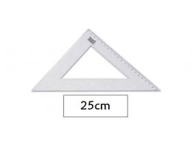 ESCUADRA PLASTICO 45� 25cm (20)            