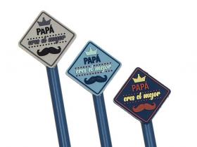 LAPIZ PAPA J=20cm DIAMETRO 3,5cm  SURTIDO A ELEGIR 1            