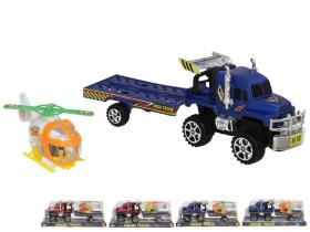 CAMION REMOLQUE CON HELICOPTERO 21x9x6cm  SURTIDO A ELEGIR 1