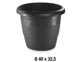 MACETA PLASTICO LIMA REDONDA LOUNGE GARDE 40cm